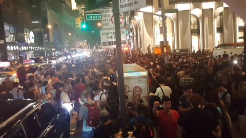 ニューヨークにカイリューが出現した時の光景 ｇｏ速