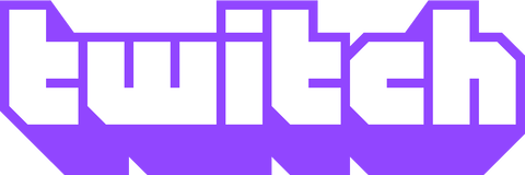 TwitchExtrudedWordmarkPurple