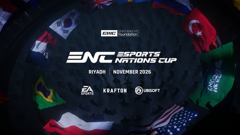 2026年11月にサウジアラビアで国別対抗戦「Esports Nations Cup」が開催。2年ごとに開催地をローテーションしていく模様