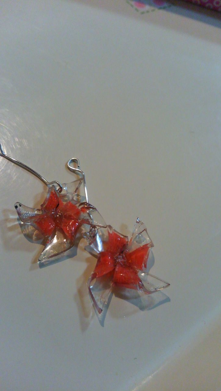 私とプラ板 二日目 風車の作り方 青と赤のあるばいたー