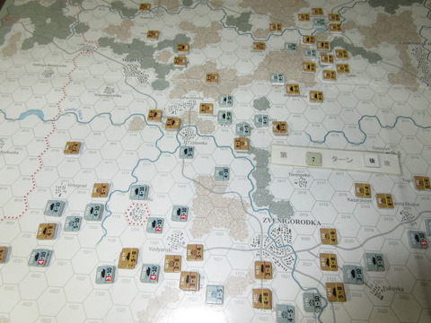 T7D 西部でTihkonovkaを突破し、北上