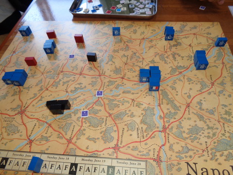 6.17夜間 フランス軍、包囲下に残される