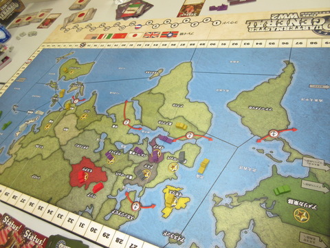 イギリスが東洋を支配し、得点をとり続ける