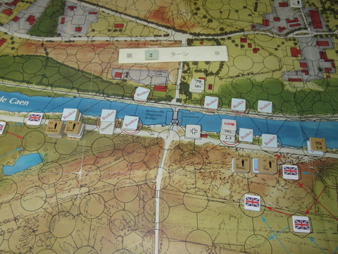 T2Br移動 北部も掩体壕に潜り込む