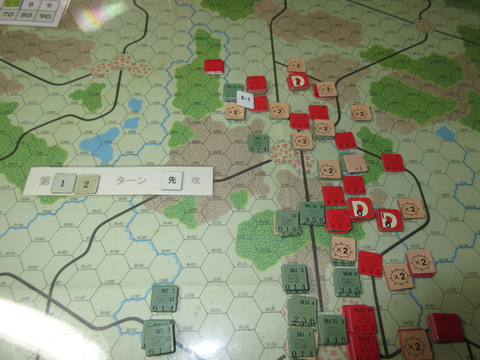 T12A 北部で反撃しながら後退路を確保