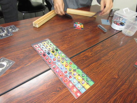 埋め尽くされつつある表示ボード