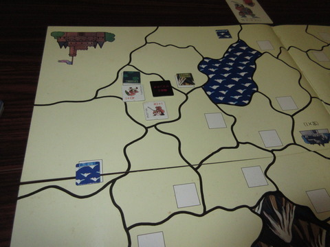 序盤は、険しい地形ばかり