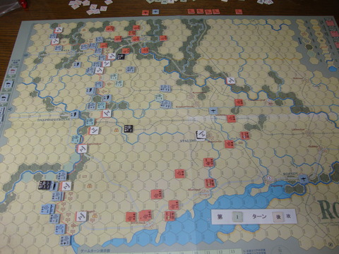 T1S　撤収により、薄氷の戦線構築