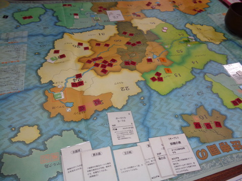 一気にアイテムをゲットし、橙の勝利