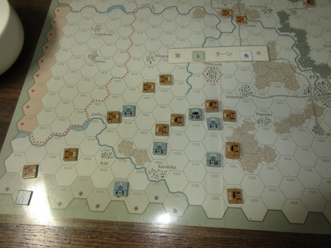 T5S 西部では装甲師団を包囲し、南翼に到達