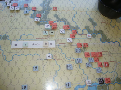 T9S　中央部での反撃