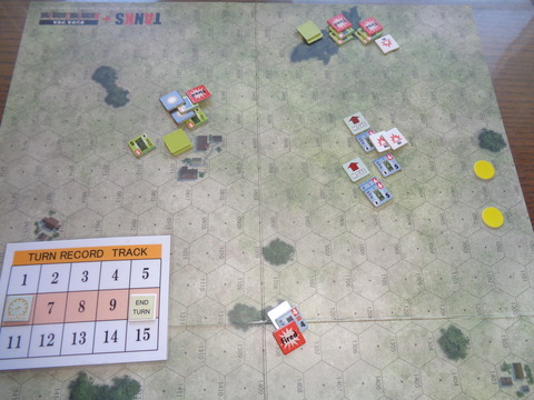 T6D 豹の突進で、2輛を撃破