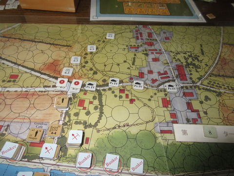 T8　突撃するドイツ軍歩兵に痛打