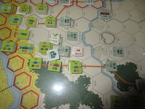 押し込む第7軍団