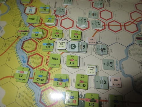 中央部で粘るドイツ軍