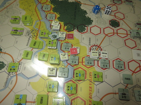 第16軍団、下流へ渡河攻撃