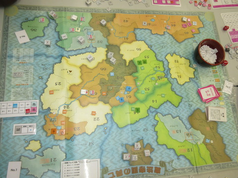 中盤の厳しい戦い