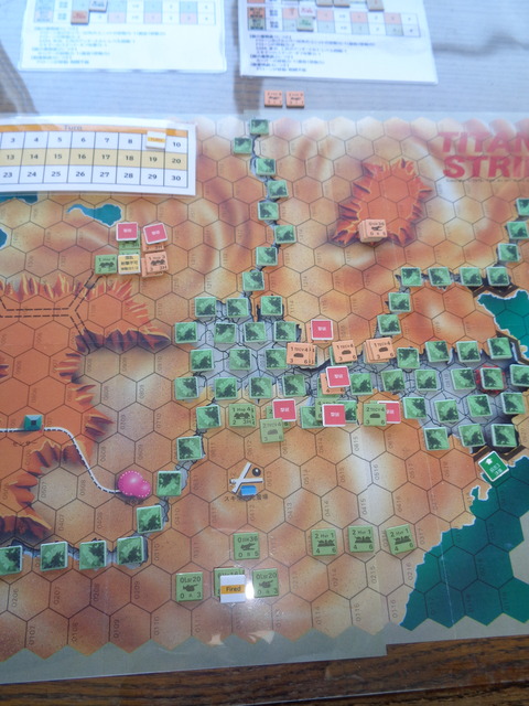 T9 渡河中のEEVと対岸のHEAが激しい射撃戦