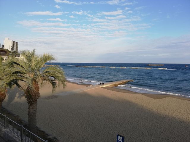 晩秋の海岸