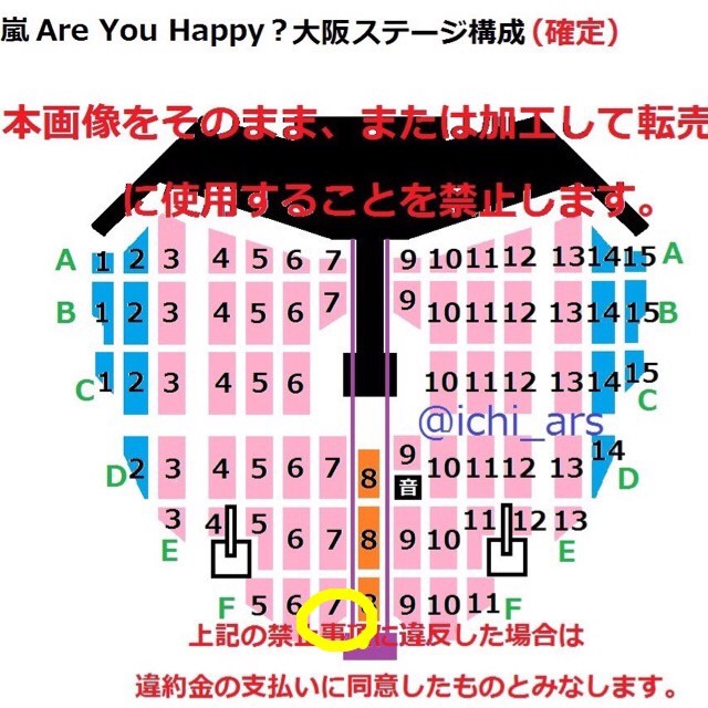 ３ 嵐 Are You Happy アユハピ 京セラドーム大阪 制作開放席で参加してきたよ ちひろぐ