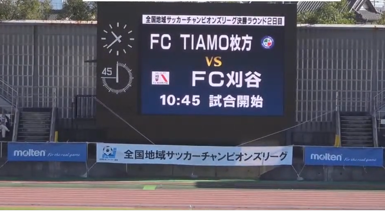 全国地域サッカーチャンピオンズリーグ 決勝ラウンド第2日 ちひろぐぅ