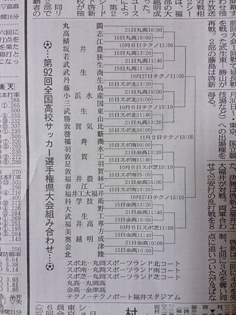 高校選手権組合せ決定 と サッカー部練習 ちひろぐぅ 高校選手権組合せ決定 と サッカー部練習 ちひろぐぅ