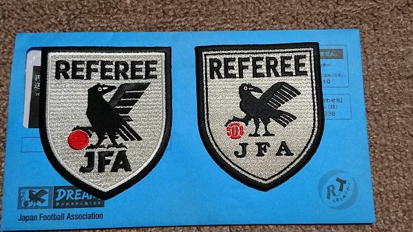 サッカー審判バッチ ワッペン