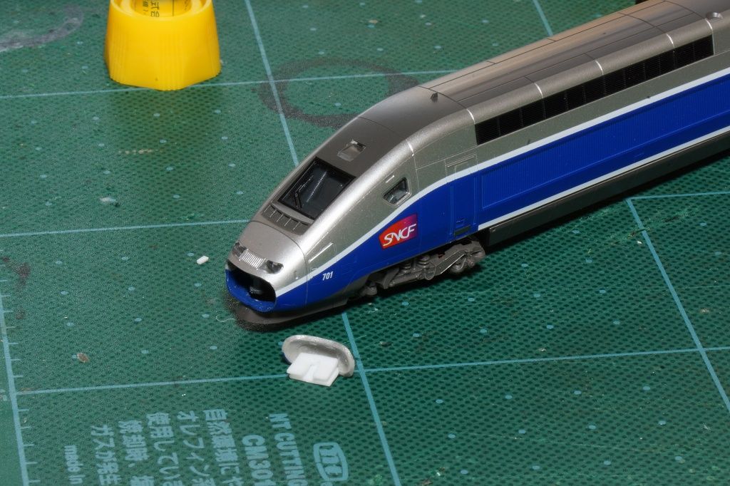 TGV Duplex（旧）の連結対応改造 : Chihiroのブログ 模型鉄道の世界