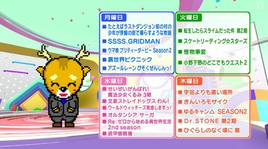 2021冬BS深夜アニメ早見表画像0