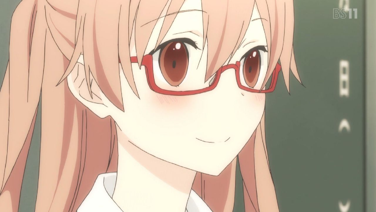 【田中くんはいつもけだるげ】4話感想 BS地方民 三つ編みメガネ白石さんでも可愛いです ちほ速 BSアニメ一覧表