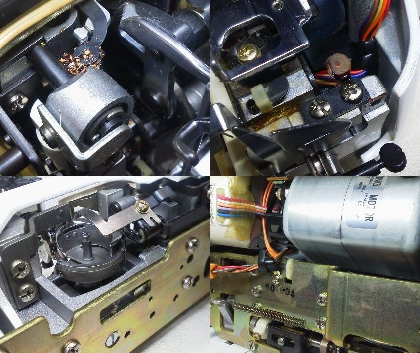 JUKIミシン修理｜AT-2800（ぬいひめⅡ）｜針棒が動かず縫えない