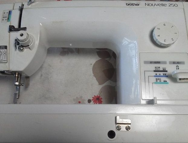 ブラザーミシン修理|ヌーベル250(職業用ミシン)|目飛び、糸 ブラザーミシン修理|ヌーベル250(職業用ミシン)|目飛び、糸