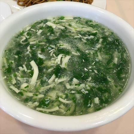 おうちで中華59 春の味 ナズナと細切り豆腐のとろみスープ 薺菜豆腐羹 吃尽天下