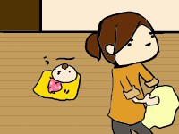 寝返りした2