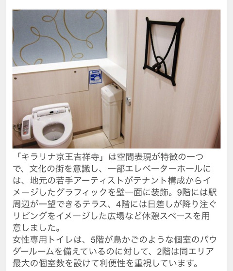 【マジキチ】元アイドルの女性、デパートのトイレで便所飯を生配信、所有者に見つかって怒られる