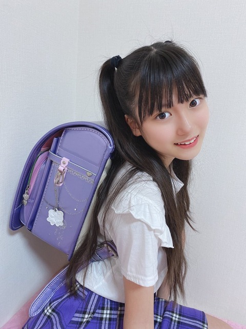 【SKE48】林美澪ちゃん、ランドセル装着！
