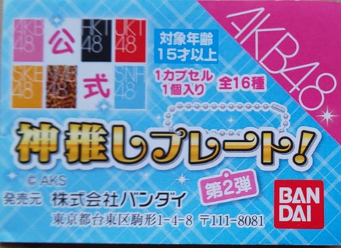 【AKB48G】「神推し」「一推し」「単推し」←この違いって何？