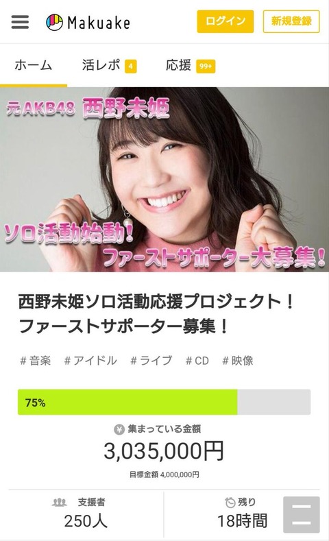 AKB48もクラウドファンディング利用すれば簡単にイベント資金で1億円くらいたまりそう