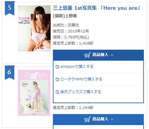 【朗報】元SKE48鬼頭桃菜こと三上悠亜の写真集がバカ売れwwwwwwwwwww