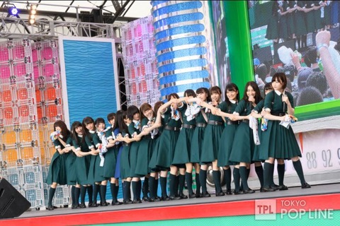 【TIF】水を撒き散らして逃走したケヤキッズBONDSに連行される【欅坂46】