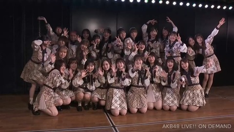 【AKB48】チーム8・雫公演千秋楽、やっぱり誰も卒業発表しなかった