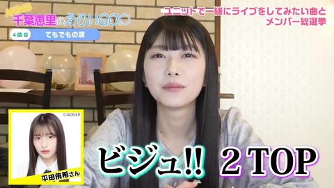 【基地外発狂スレ】千葉恵里と大盛真歩が人気ない理由⇒ビジュアルが良すぎるからで結論づくw