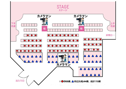 【悲報】AKB48劇場、定員数を125名から110名に変更
