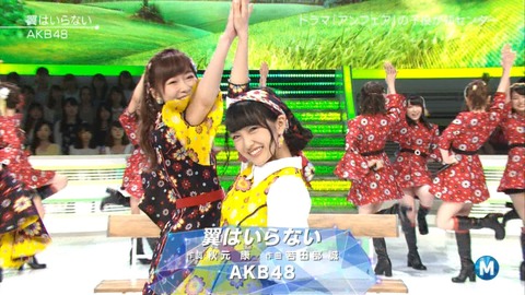 【Mステ】「翼はいらない」振り付きでみたら普通にいい曲じゃん【キャプ画像まとめ】