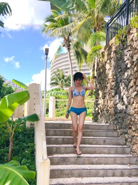 【朗報】兒玉遥がTwitterにガチの水着画像をアップ！