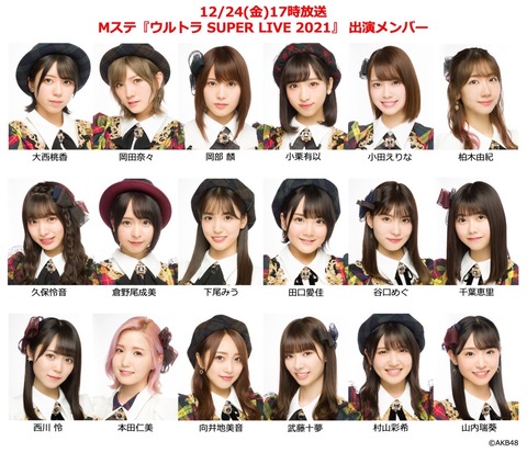 【AKB48】MステウルトラスーパーLIVEｷﾀ━━━(ﾟ∀ﾟ)━━━!!