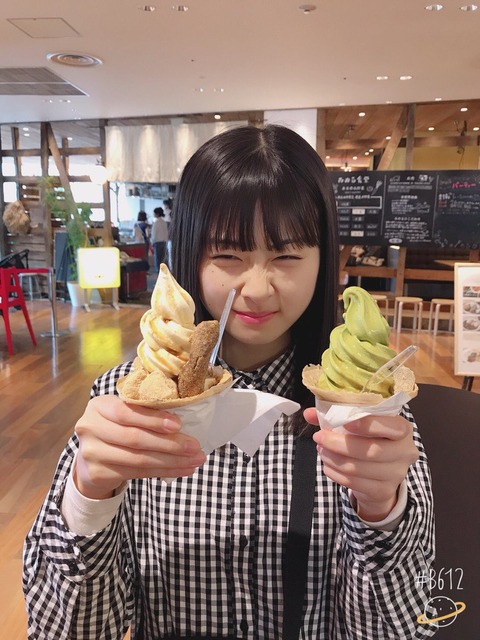 【HKT48】松岡はな「はなと一緒にアイス食べる～？」