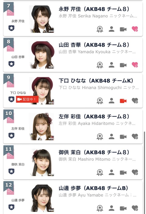 【悲報】やまべあゆ！が御供茉白パイセンに敗れる【AKB48】