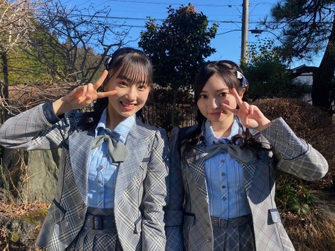 【AKB48】チーム8奥原妃奈子・徳永羚海が今夜放送TBS「水曜日のダウンタウン」に出演!