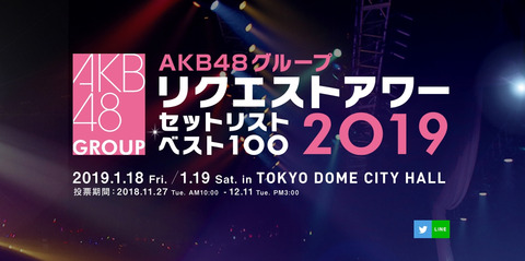 【AKB48G】リクアワ前のTDCホールでのコンサート、今回はやらないの？